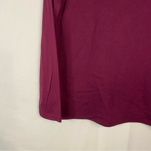 A NEW DAY Maroon Basic Long Sleeve Tee Shirt Undershirt Size XXL - Picture 6 of 9